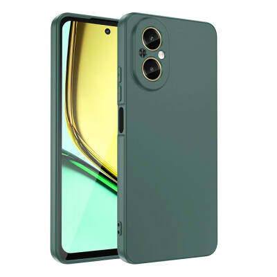 Realme 12 Lite Case Zore Mara Launch Cover Dark Green