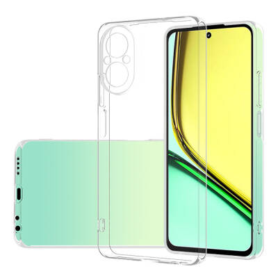 Realme 12 Lite Case Zore Super Silicone Cover Şeffaf