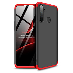 Realme 5 Case Zore Ays Cover Black-Red