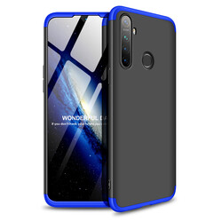 Realme 5 Case Zore Ays Cover Black-Blue