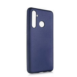 Realme 5 Pro Case Zore Premier Silicon Cover Navy blue