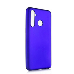 Realme 5 Pro Case Zore Premier Silicon Cover Saks Blue