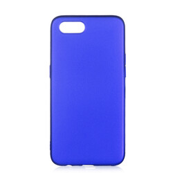 Realme C2 Case Zore Premier Silicon Cover Saks Blue