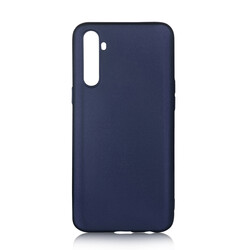 Realme 6 Pro Case Zore Premier Silicon Cover Navy blue
