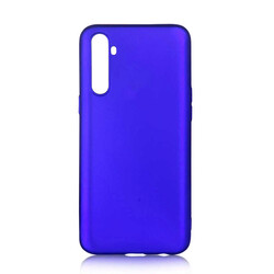 Realme 6 Pro Case Zore Premier Silicon Cover Saks Blue