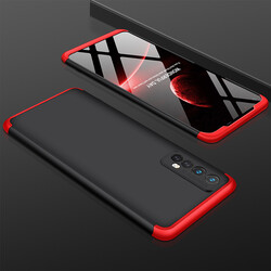 Realme 7 Case Zore Ays Cover Black-Red