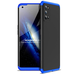 Realme 7 Pro Case Zore Ays Cover Black-Blue