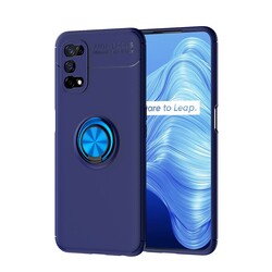 Realme 7 Pro Case Zore Ravel Silicon Cover Blue