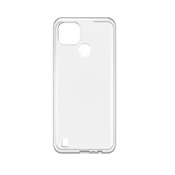 Realme C21 Case Zore Süper Silikon Cover Colorless