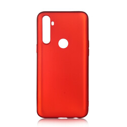 Realme C3 Case Zore Premier Silicon Cover Red