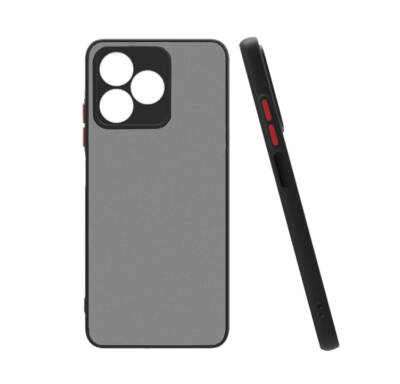 Realme C53 Case Zore Hux Cover Black