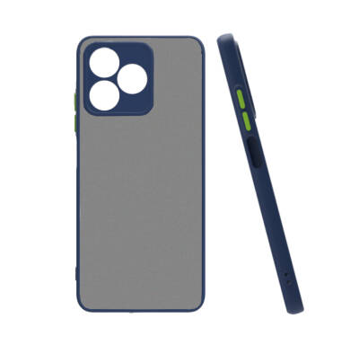 Realme C53 Case Zore Hux Cover Navy blue