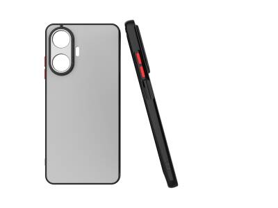 Realme C55 Case Zore Hux Cover Black