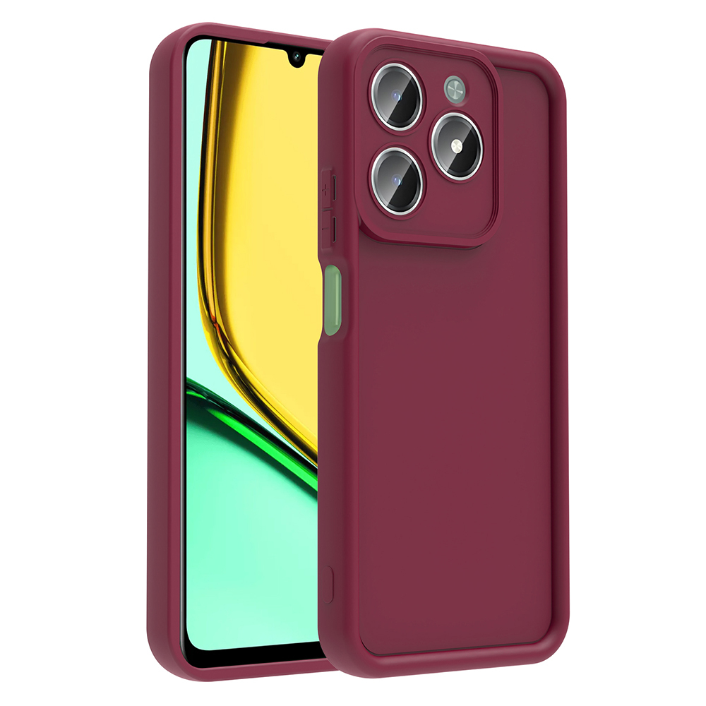 Realme C61 Case Camera Protection Zore Ananas Cover - 1
