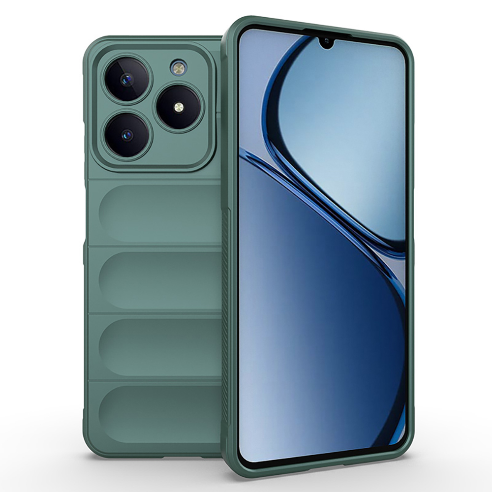 Realme C61 Kılıf Esnek TPU Oyuklu Arka Yüzey Tasarımlı Zore Etnik Silikon Kapak - 3