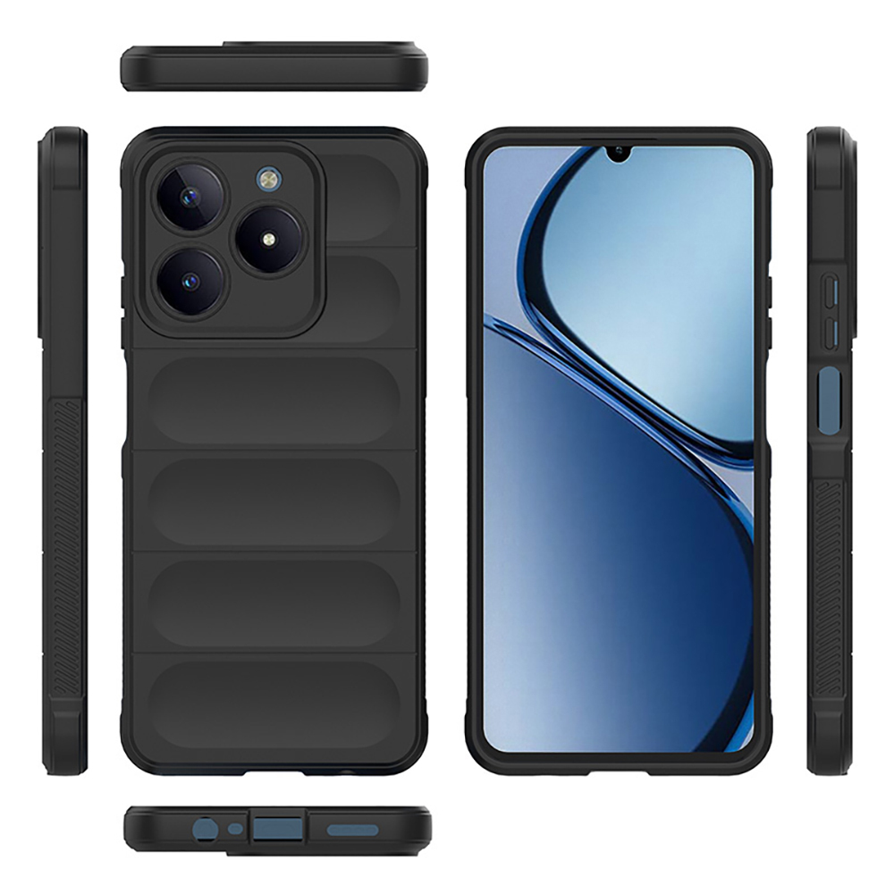 Realme C61 Kılıf Esnek TPU Oyuklu Arka Yüzey Tasarımlı Zore Etnik Silikon Kapak - 5