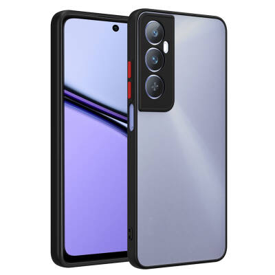 Realme C65 4G Case Zore Hux Cover Black