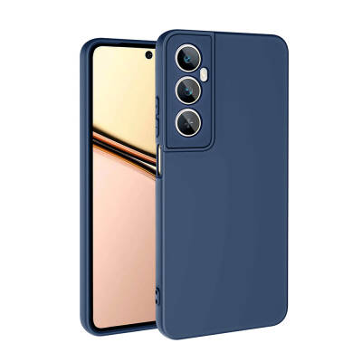 Realme C65 4G Case Zore Mara Lansman Cover Navy blue