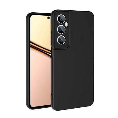 Realme C65 4G Case Zore Mara Lansman Cover Black