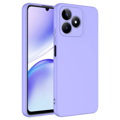 Realme Note 50 Case Zore Mara Lansman Cover Lila