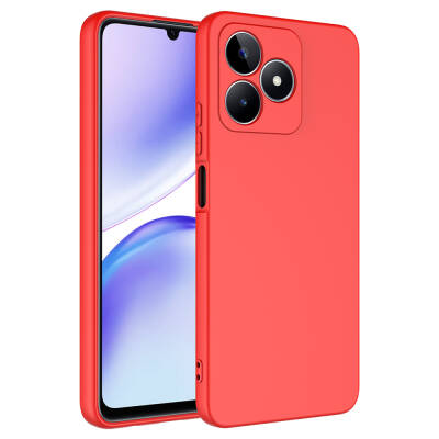 Realme Note 50 Case Zore Mara Lansman Cover Red