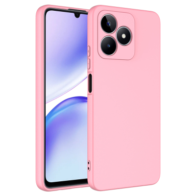 Realme Note 50 Case Zore Mara Lansman Cover Light Pink