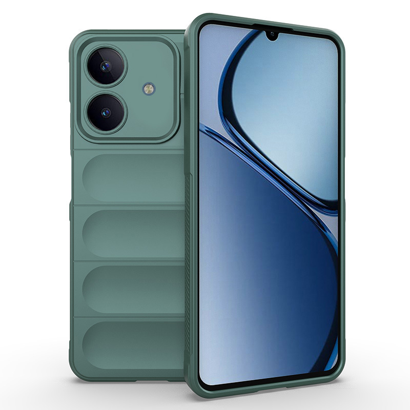 Realme Note 60 Case Flexible TPU Hollow Back Surface Design Zore Etnik Silicone Cover - 2