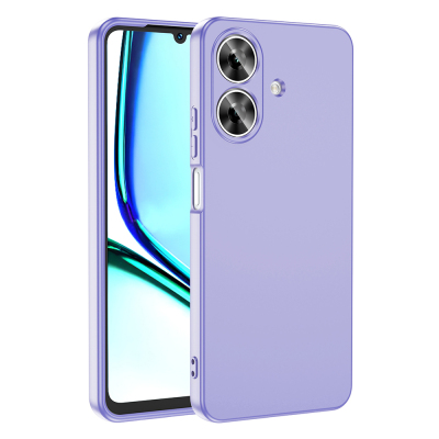 Realme Note 60 Case Zore Mara Launch Cover Lila