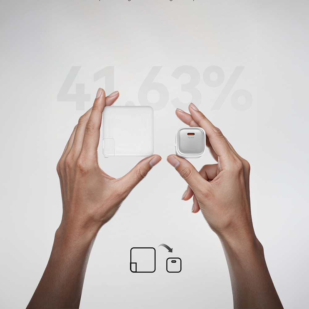 Recci RC132E Type-C PD GaN Technology Mini Fast Charger Set 45W 1M - 6