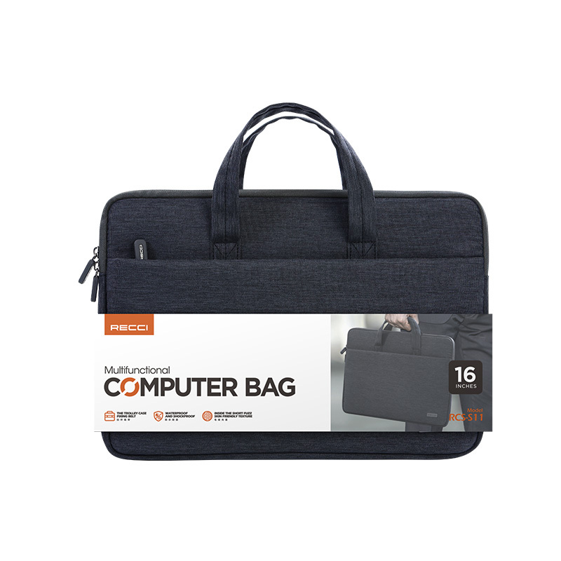 Recci RCS-S11 Su Geçirmez Polyester Kumaş 16 inç Laptop Çantası - 3