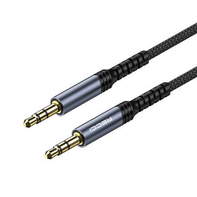 Recci RDS-A28 3.5mm to 3.5mm AUX Audio Cable Grey