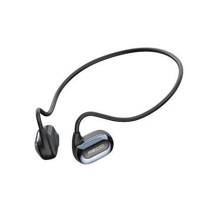 Recci REP-W63 Phantom Series Hi-Fi HD Sound Quality Air Conduction Over-Ear Bluetooth Headset Black