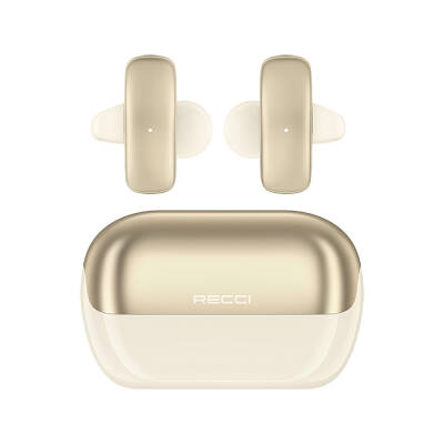 Recci REP-W83 Excellence Series ENC Technology Hi-Fi Sound Quality TWS In-Ear Bluetooth v.5.3 Headphones White