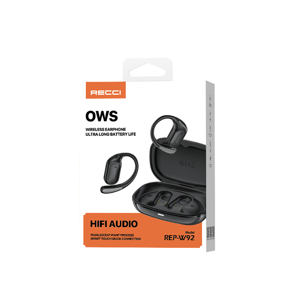 Recci REP-W92 OWS Wireless Hi-Fi Ses Kaliteli Bluetooth v5.3 Kulak İçi Kulaklık - 10