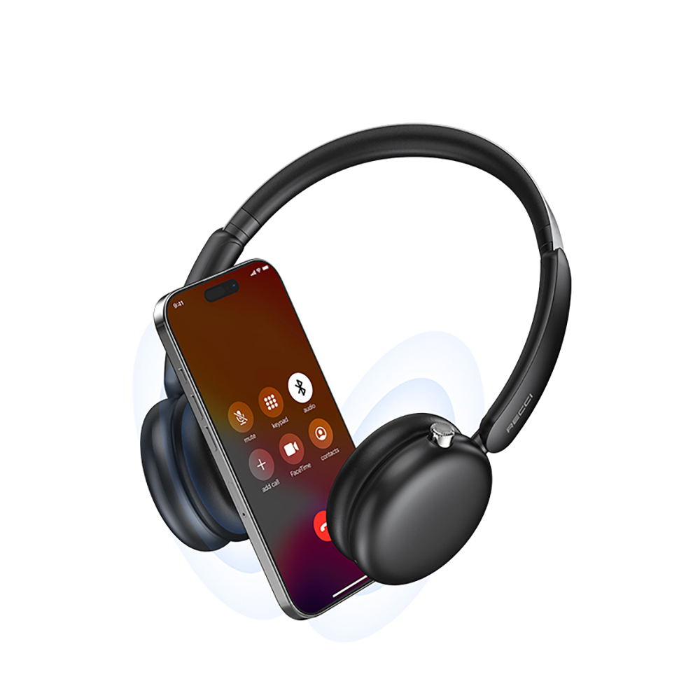 Recci REP-W95 ANC/ENC Featured Hi-Fi Sound Quality Over-Ear Bluetooth v5.3 Headphones - 9