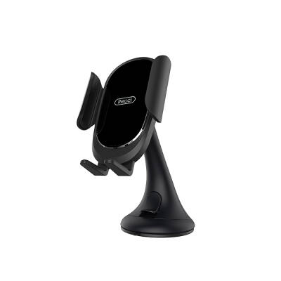 Recci RHO-C02 360 Degree Rotatable Vacuum Design Car Phone Holder Black