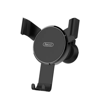 Recci RHO-C05 Anti-Slip Design 360 Degree Rotatable Head Car Phone Holder Black