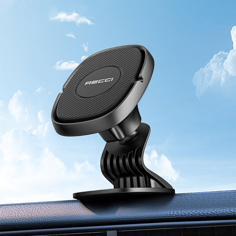 Recci RHO-C18 Strong Magnetic 360 Degree Rotatable Flat Floor Car Phone Holder - 9