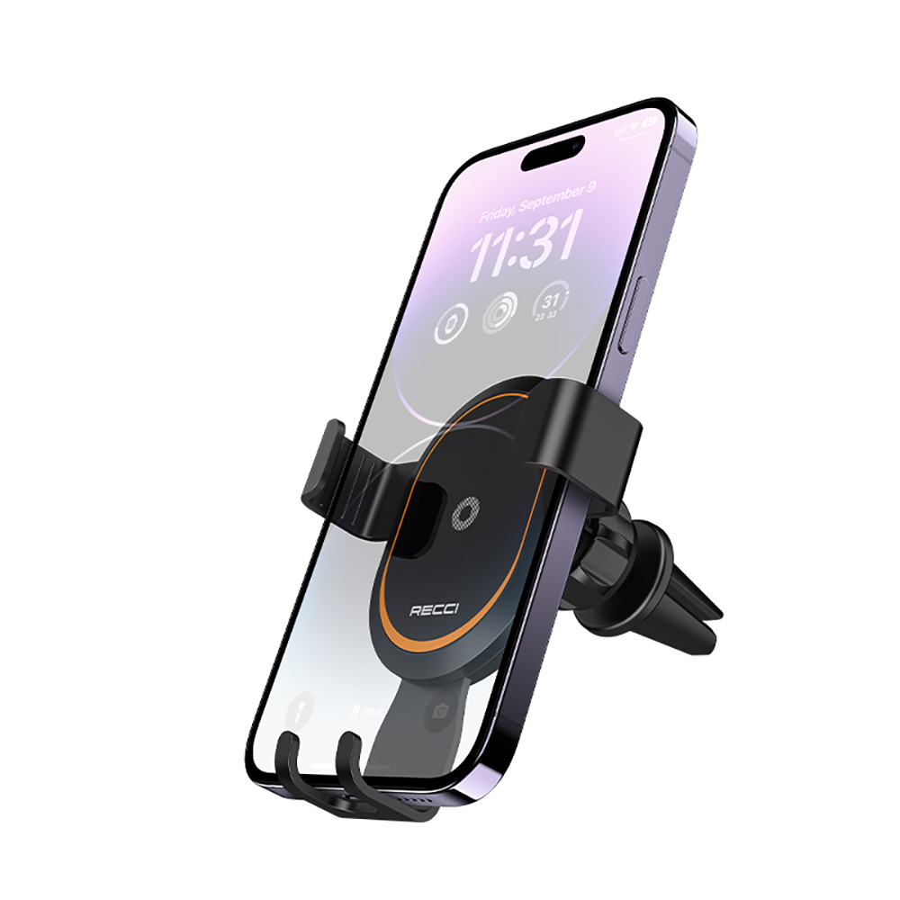 Recci RHO-C26 360 Rotating Ventilation Design Car Phone Holder - 5