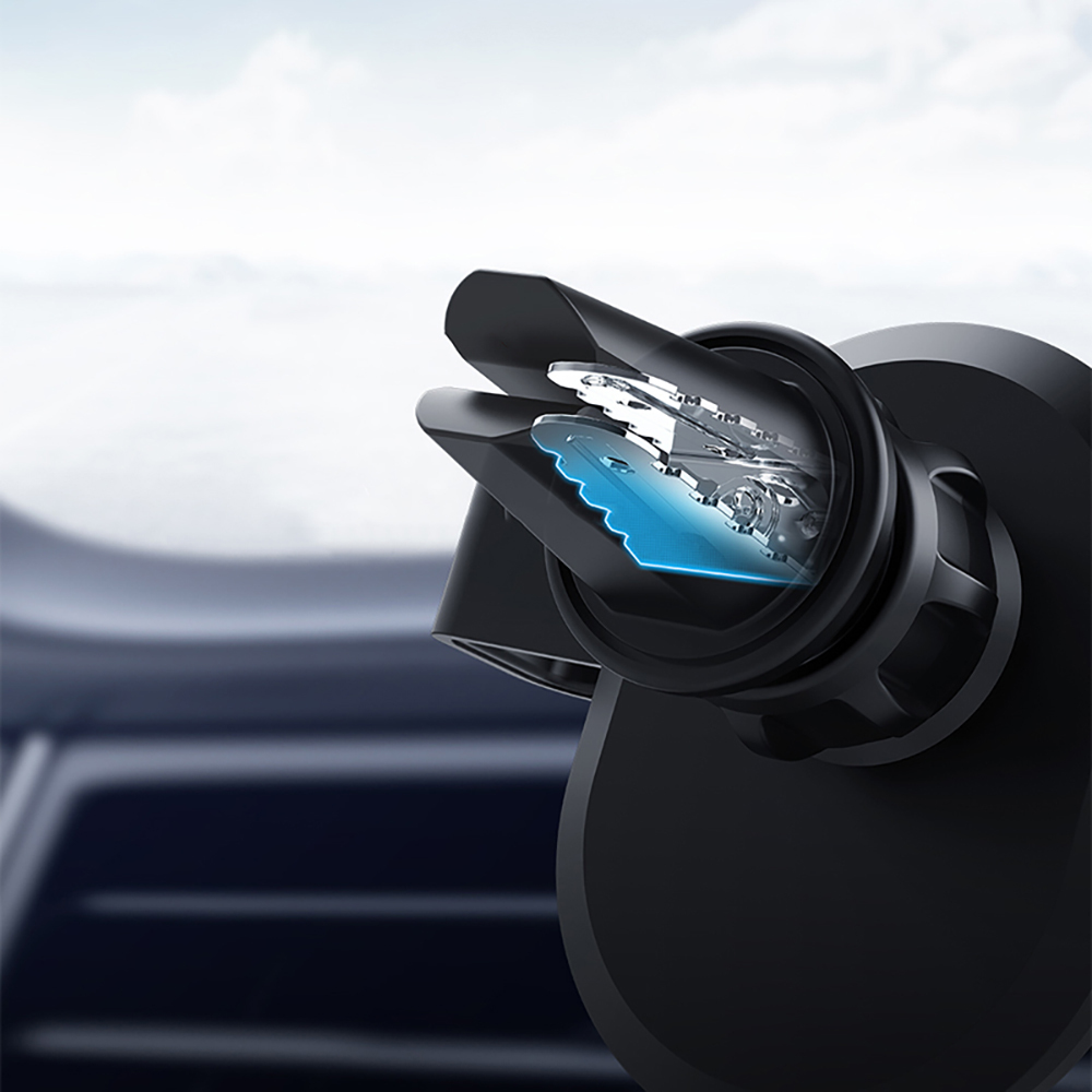 Recci RHO-C26 360 Rotating Ventilation Design Car Phone Holder - 11