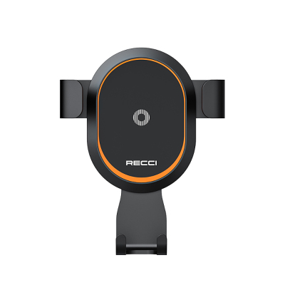 Recci RHO-C26 360 Rotating Ventilation Design Car Phone Holder Black
