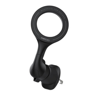 Recci RHO-C42 Magsafe Magnetic 360° Rotatable Ventilation Design Car Phone Holder Black