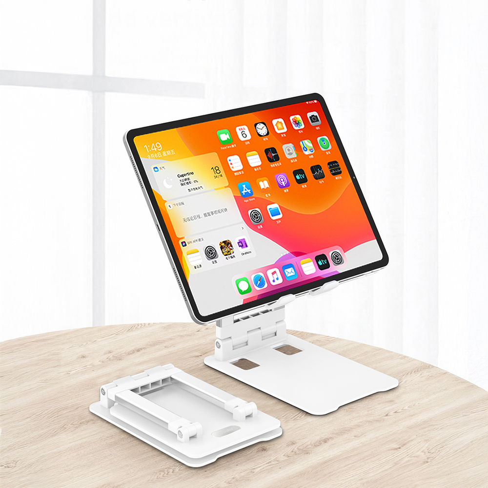 Recci RHO-M08 Adjustable Foldable 90 Degree Rotatable Phone and Tablet Stand - 8