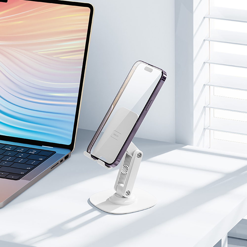 Recci RHO-M20 Ayarlanabilir Katlanabilir 360° Dönebilen Telefon ve Tablet Standı - 5