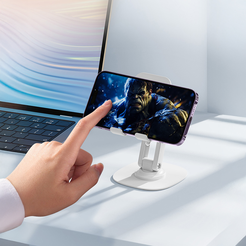 Recci RHO-M20 Ayarlanabilir Katlanabilir 360° Dönebilen Telefon ve Tablet Standı - 9