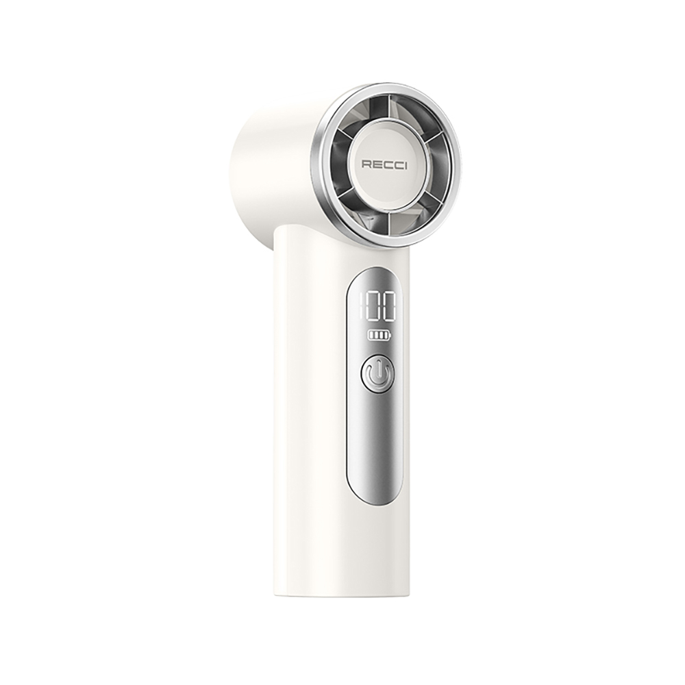Recci RLS-F07 6 Stage Mini Cooling Hand Fan with Digital LED Display - 4