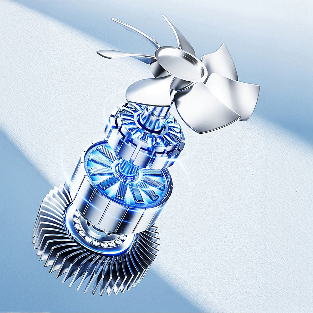 Recci RLS-F07 Dijital LED Göstergeli 6 Kademeli Mini Soğutucu El Fanı - 7