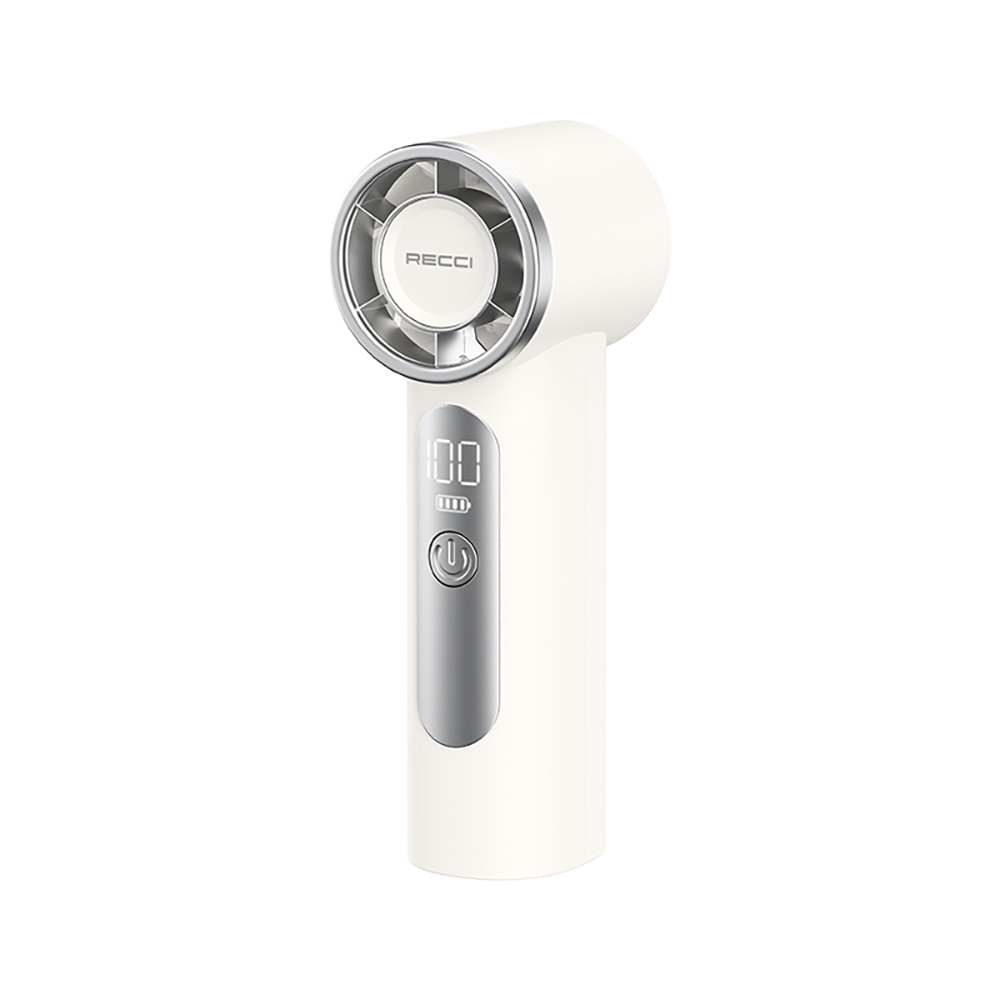 Recci RLS-F07 Dijital LED Göstergeli 6 Kademeli Mini Soğutucu El Fanı - 2