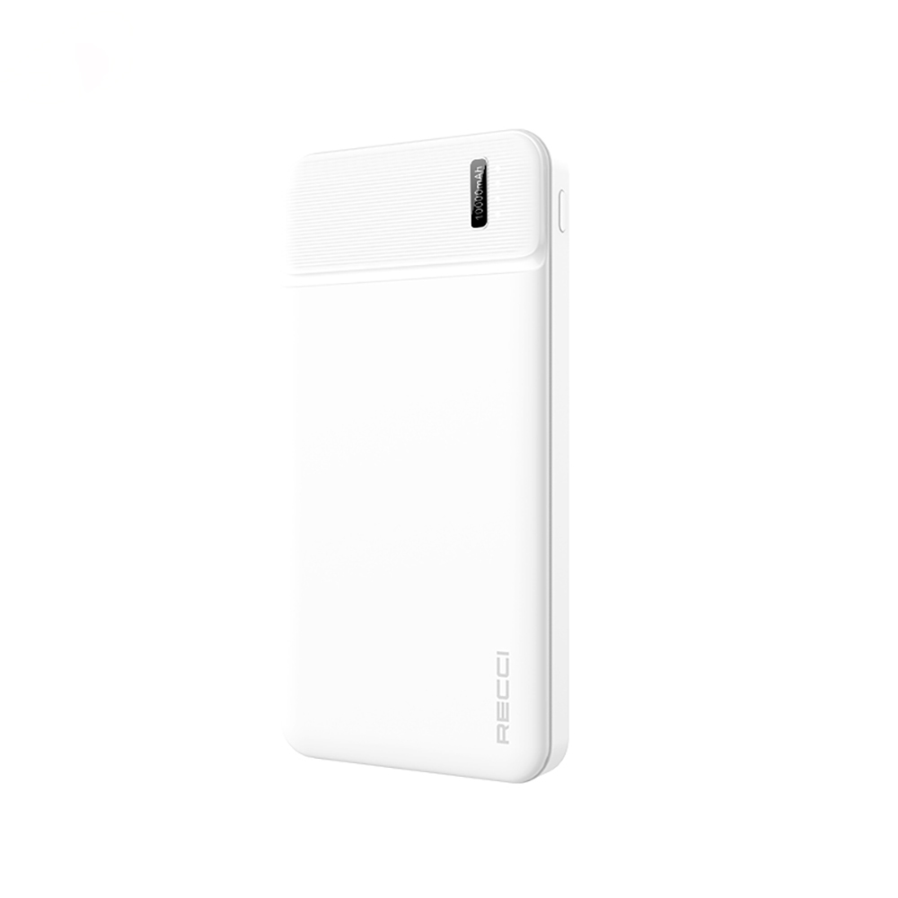 Recci RPB-N16C Ultra İnce Hızlı Şarj Özellikli Led Işık Göstergeli Wireless Powerbank 10000mAh - 6