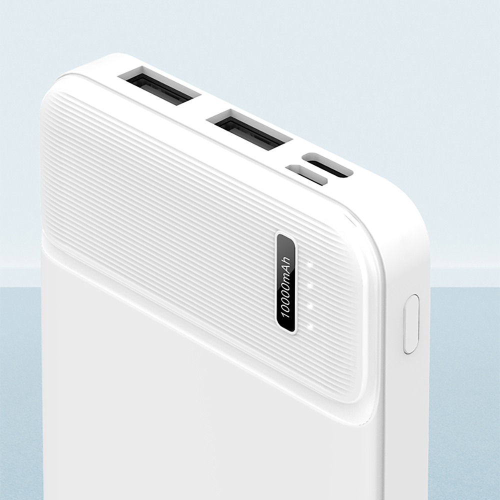 Recci RPB-N16C Ultra İnce Hızlı Şarj Özellikli Led Işık Göstergeli Wireless Powerbank 10000mAh - 12